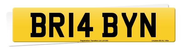 Registration number BR14 BYN
